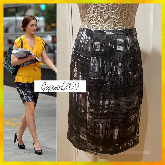 Vince Dresses & Skirts - SOLD Vince abstract brushstroke skirt 8 Gossip Girl